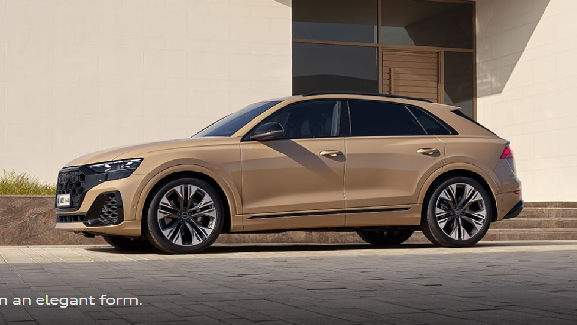 Taking you far. And then even further. The Audi Q8 e-tron.